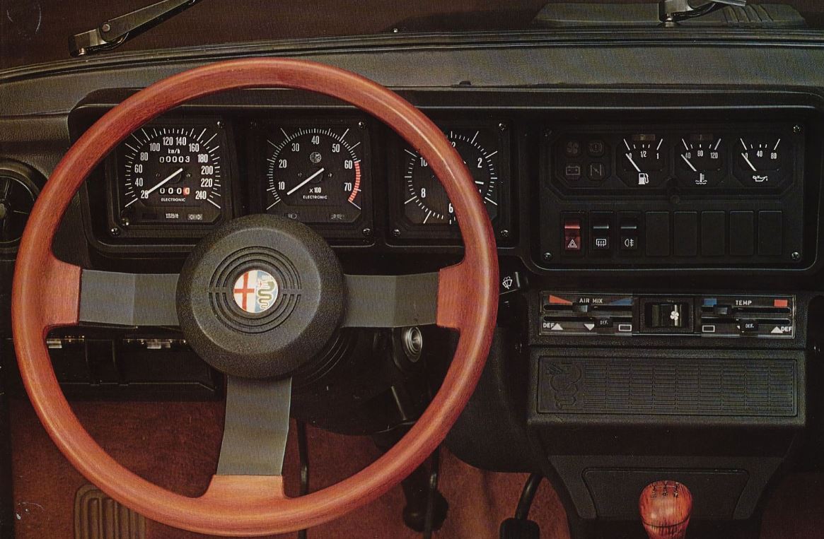 Alfa Romeo Gtv6 Tableau De Bord Echoretro