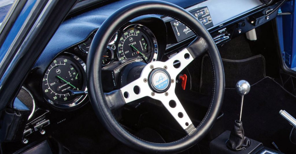 Alpine a 110 1600 s tableau de bord echoretro Spisestuebord 110